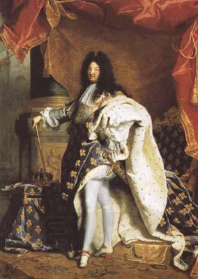 Hyacinthe Rigaud Portrait of Louis XIV (mk08) China oil painting art